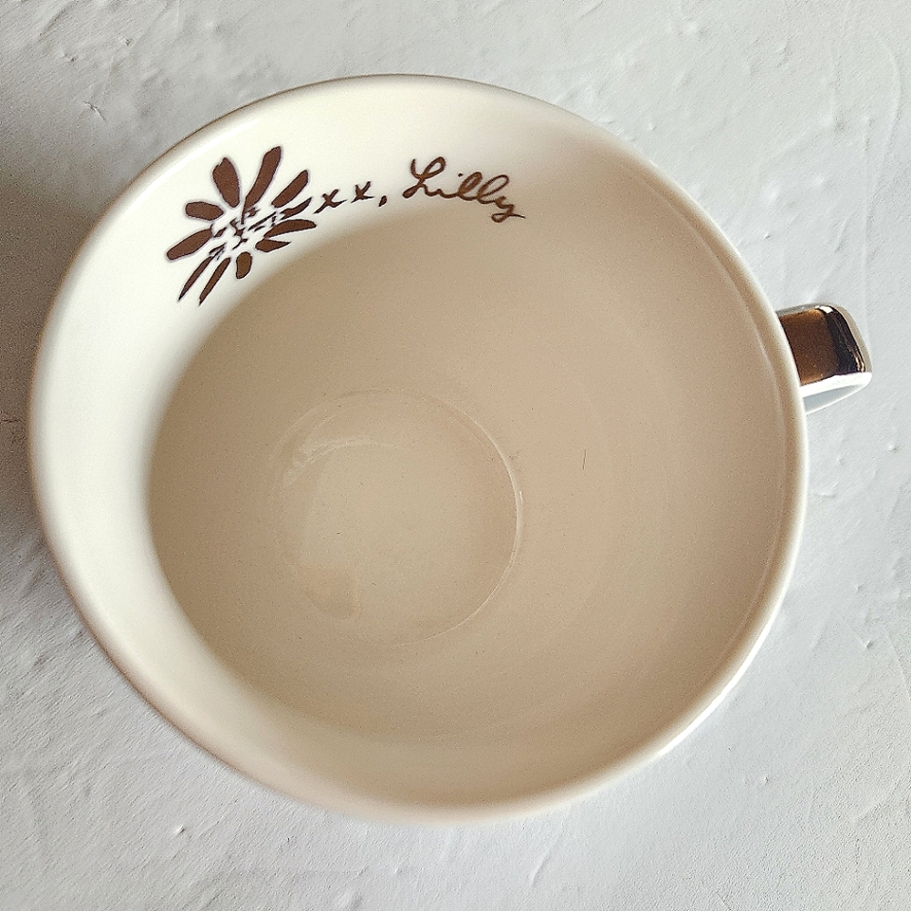 Lilly Pulitzer High Manetenance 12 Ounce Ceramic Coffee Mug Tea Cup - Picture 6 of 13